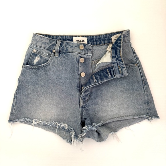 ROLLA'S Original Short High Rise Cutt off Size 26 - Picture 7 of 10